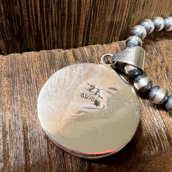 Native American Galaxy Inlay Pendant - Desert Home - Picture 2 of 4